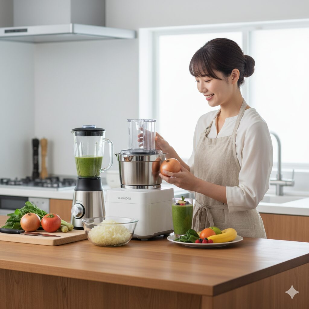 山本電気フードプロセッサー製品の基本的な違い