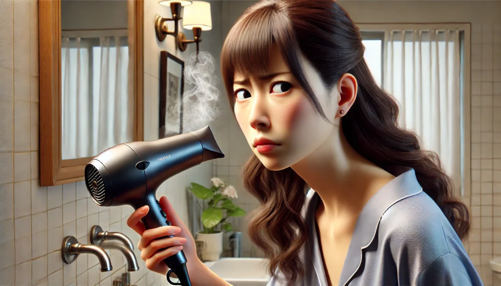 焦げ臭い場合の原因と対策