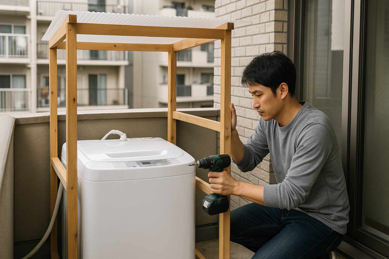 【後悔しない工夫】洗濯機を外置きする際のメリットとデメリット