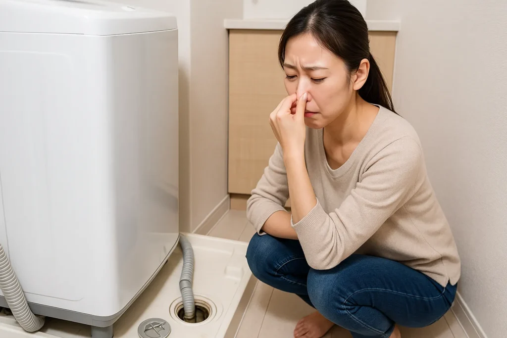 洗濯機の排水口が穴だけの場合における臭い対策とは