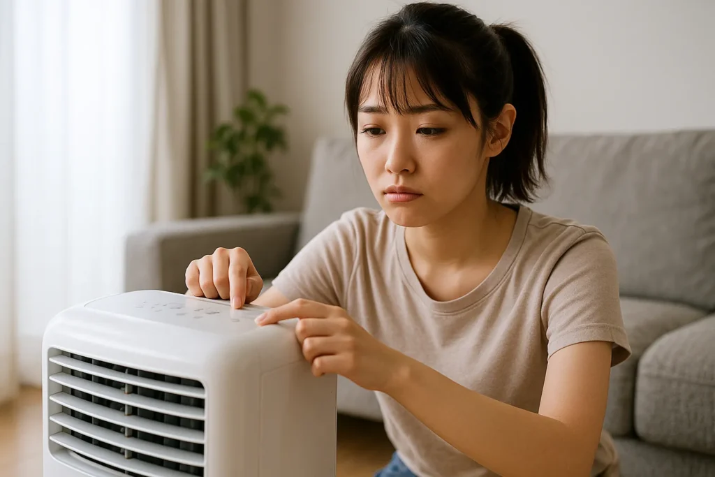 スポットクーラーが冷えない時の原因と対策