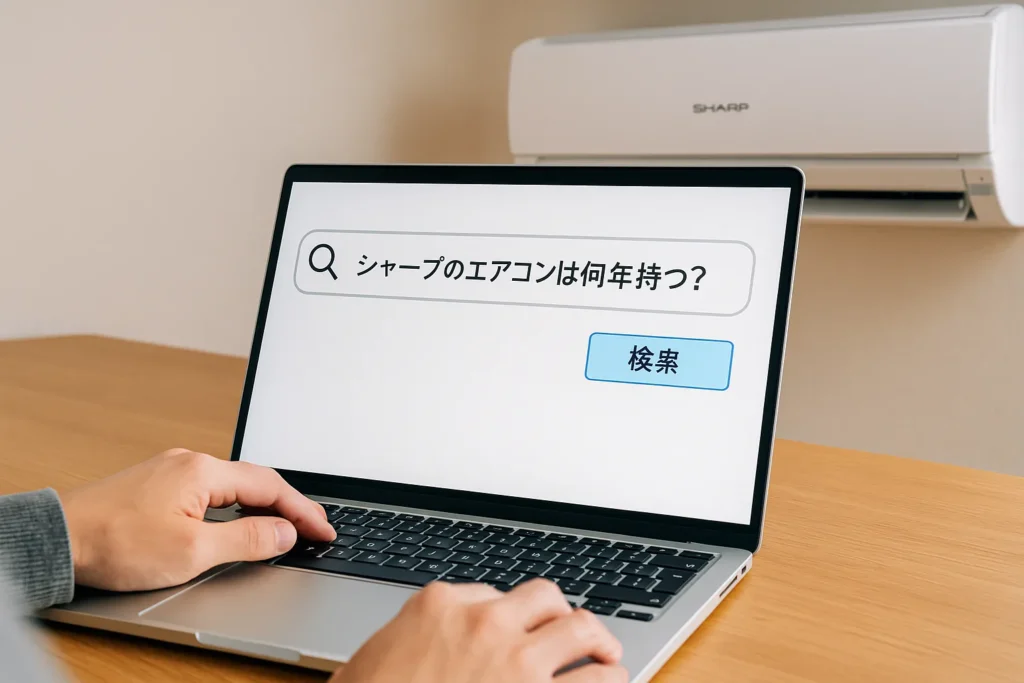シャープのエアコンは何年持つ?