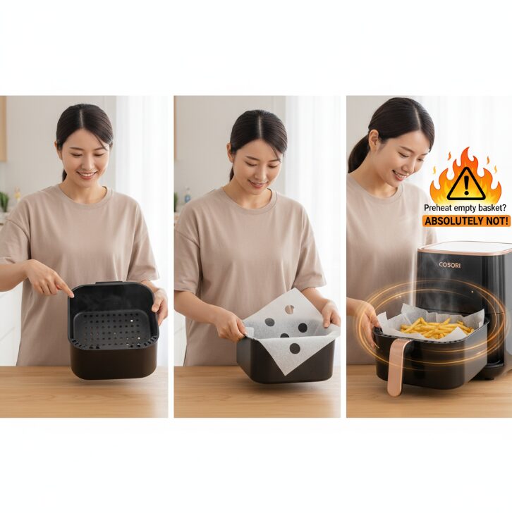 クリスプレートの使い方とクッキングシート