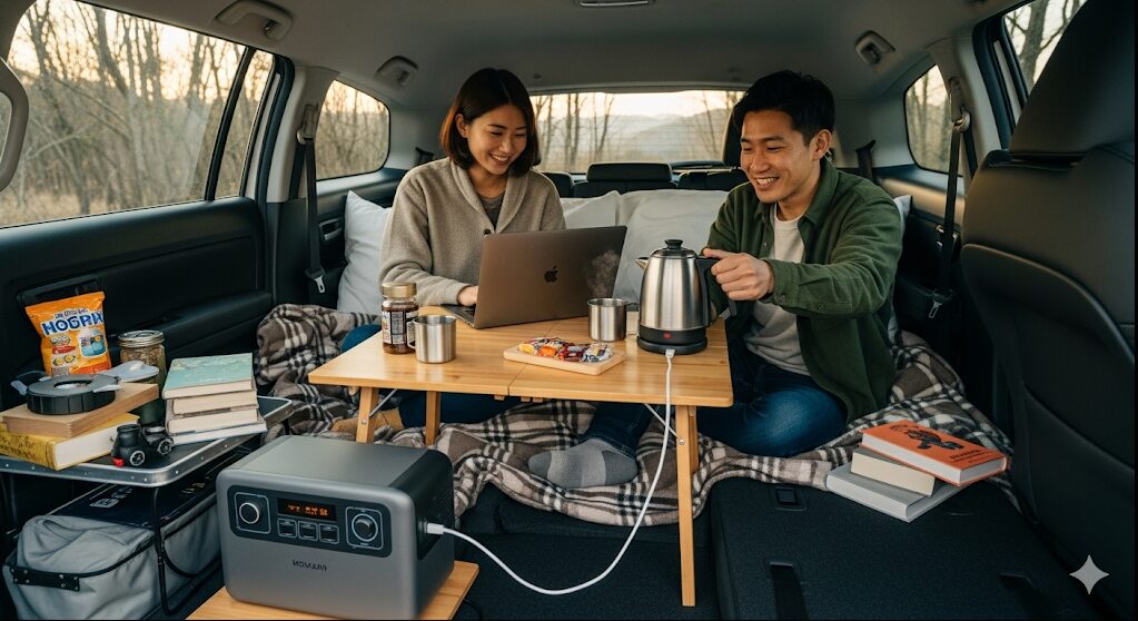 車中泊にポータブル電源はいらない派も納得の選び方
