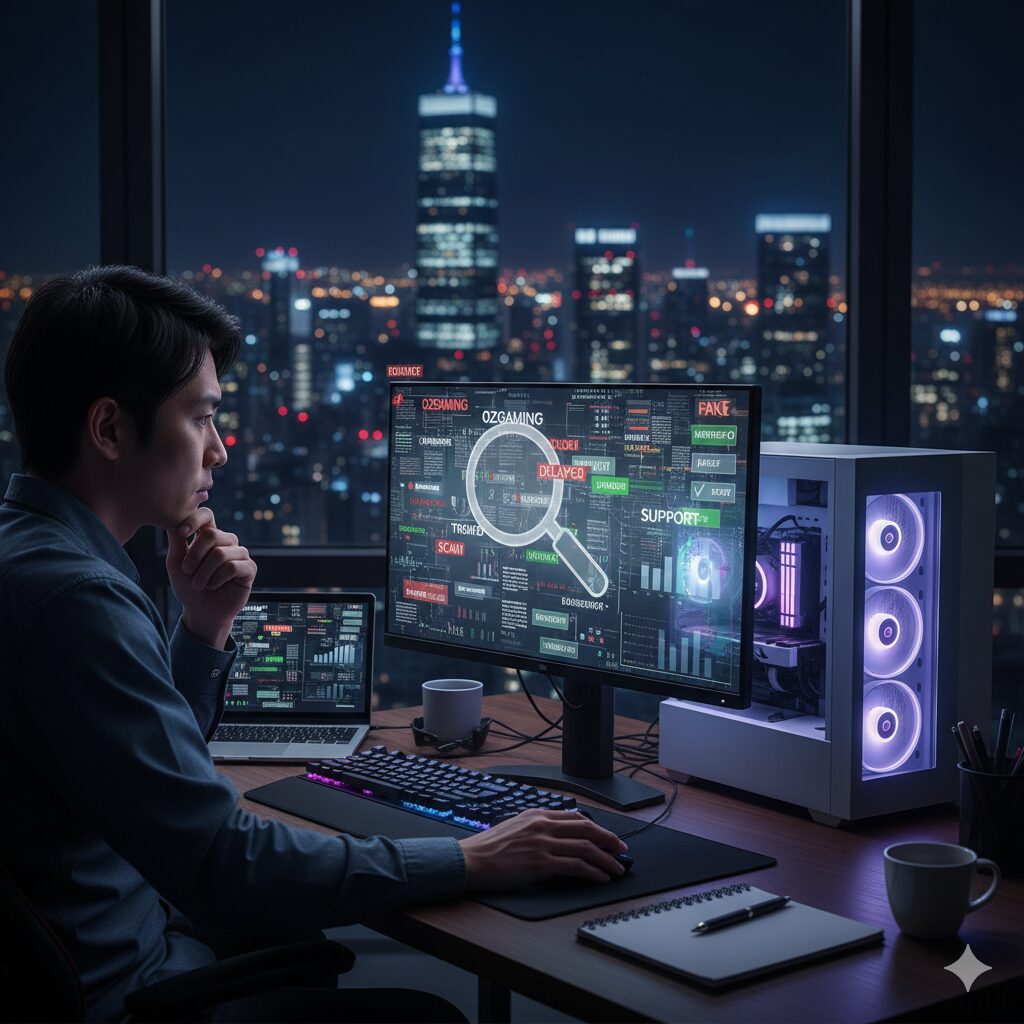 OZgamingの評判や怪しい噂の真相