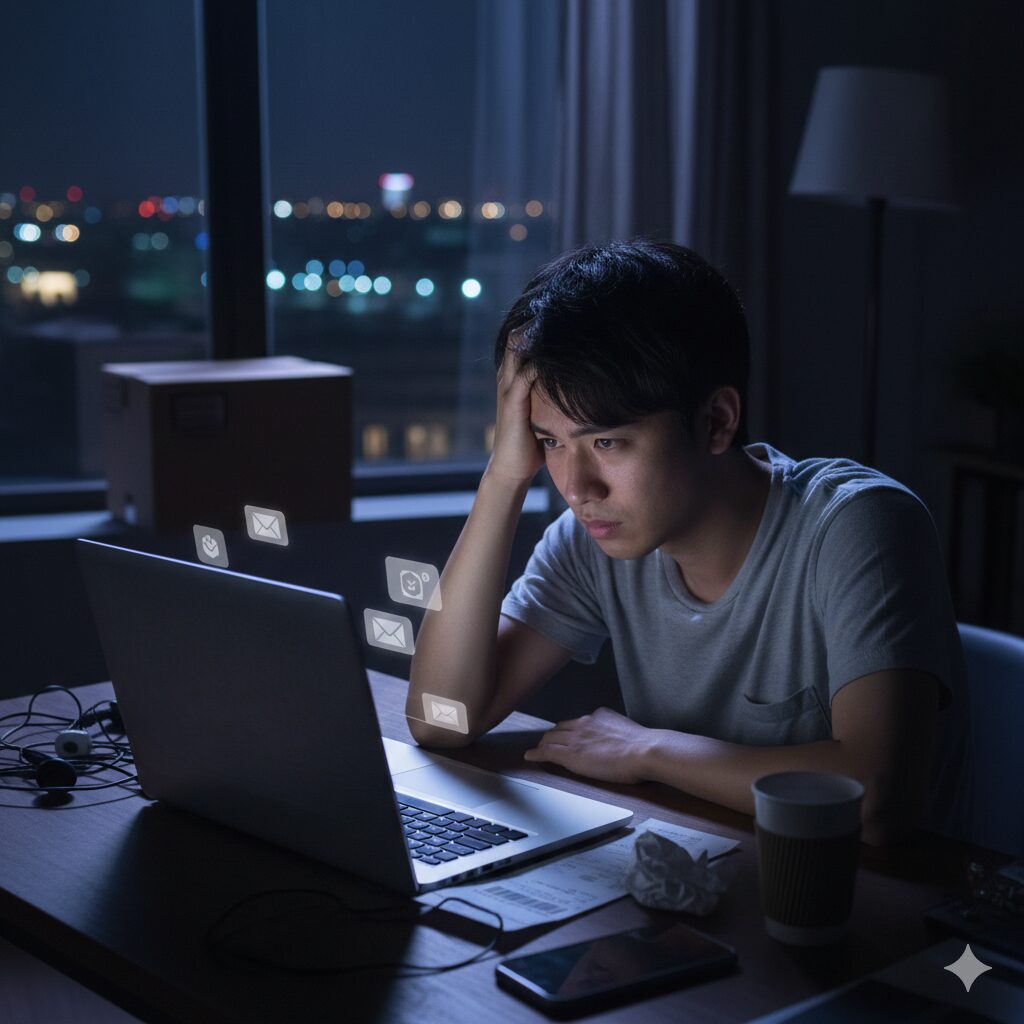 商品が届かない等の納期の不安